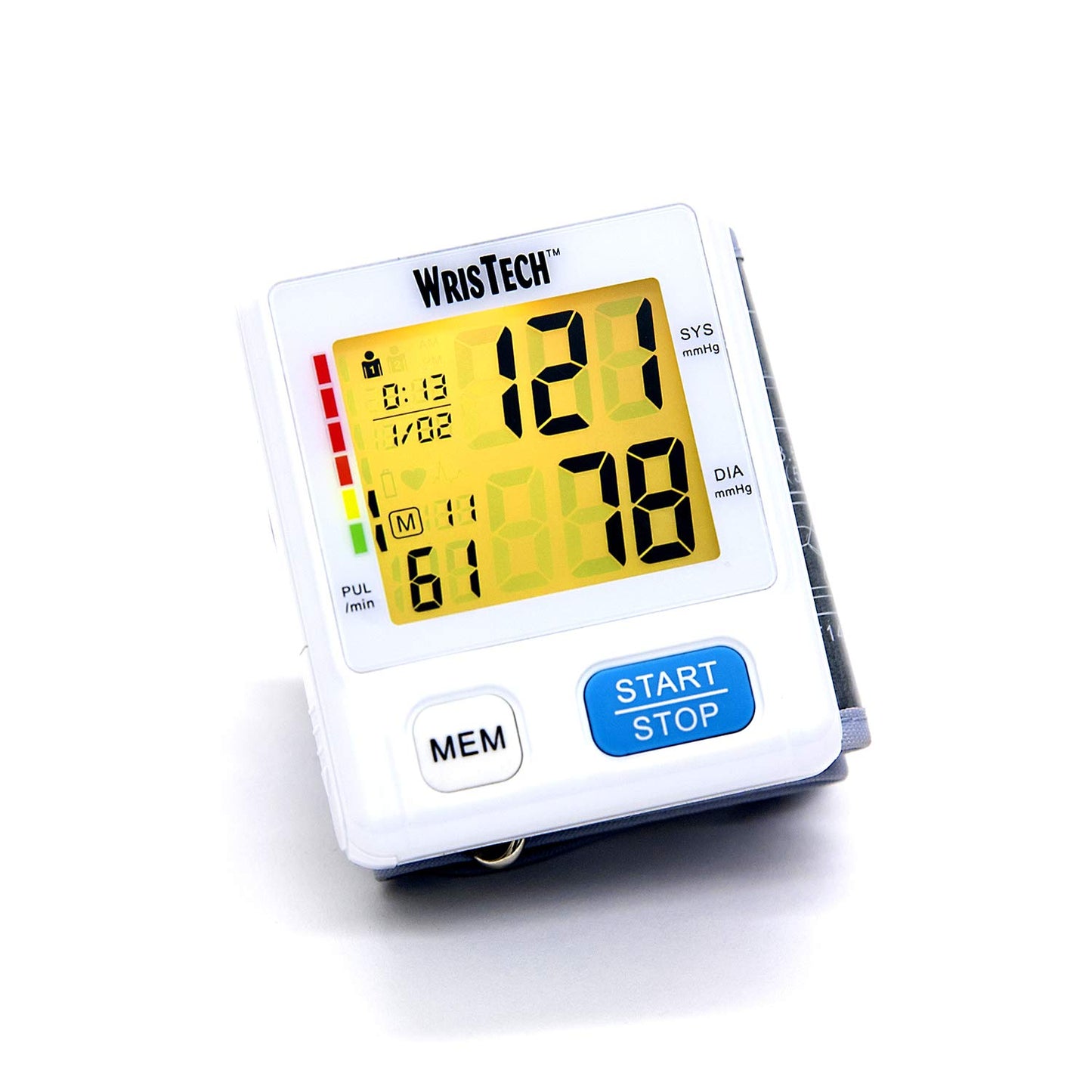 Color-Coded Talking Wrist Blood Pressure Monitor