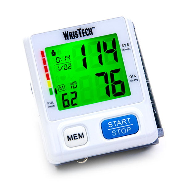 Color Coded Blood Pressure Monitor (White)